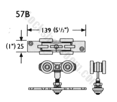 PACER DOOR ROLLER