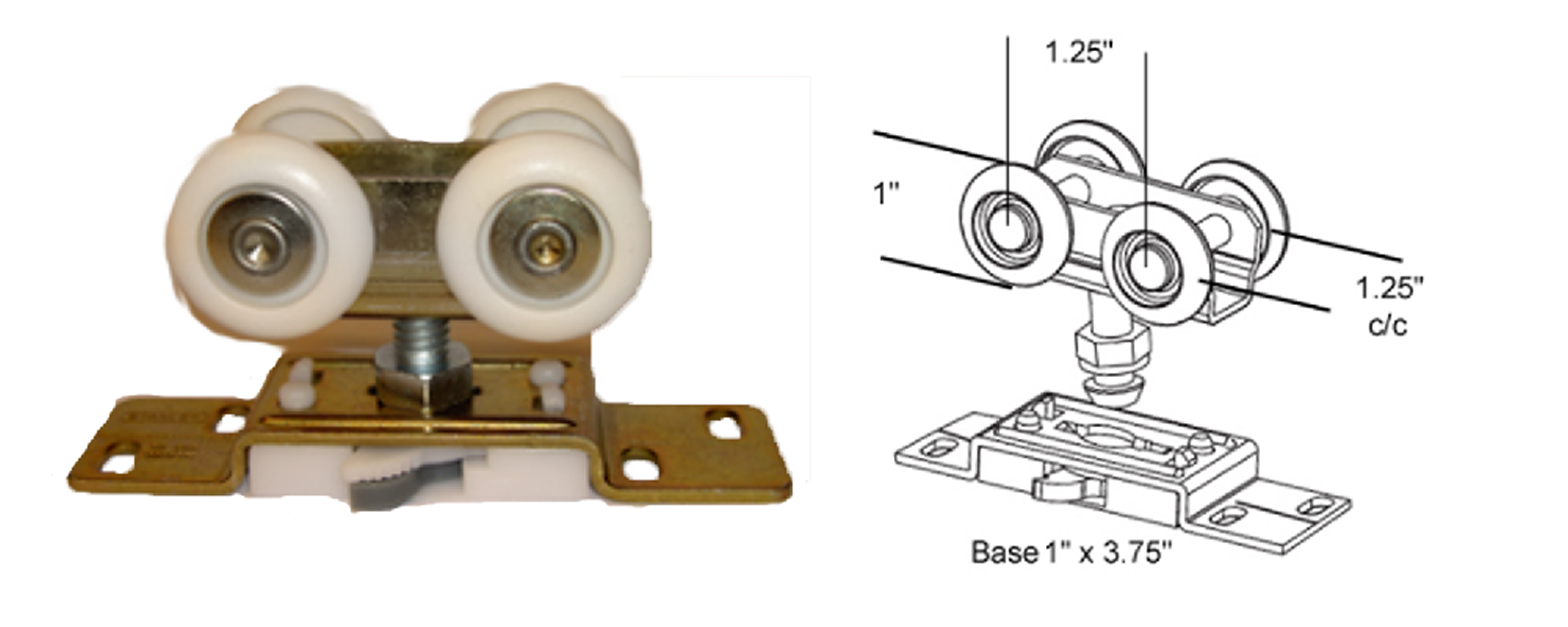 Pocket door rollers replacement