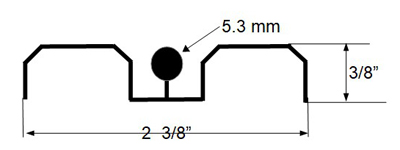 patio door track 38